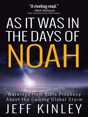 cover image of As It Was in the Days of Noah